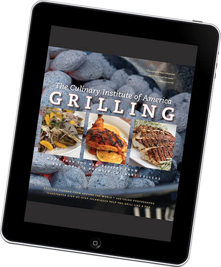 Culinary Institute of America eBook on Tablet