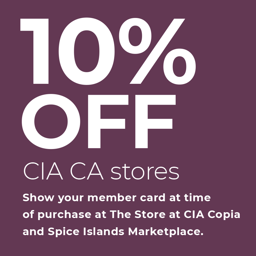 10% off CIA California stores