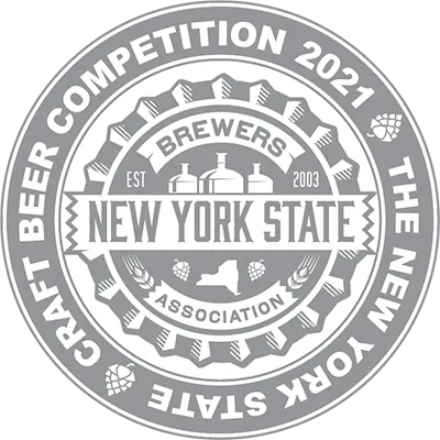 New York State Craft Beer Competition - 2021 Silver Medal