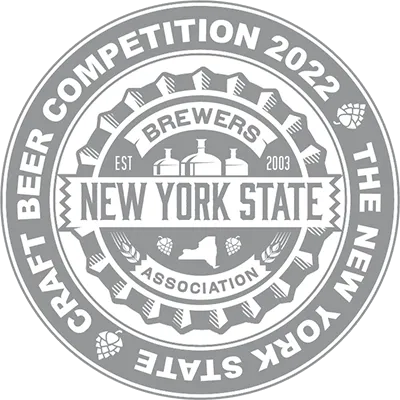 New York State Craft Beer Competition - 2022 Silver Medal