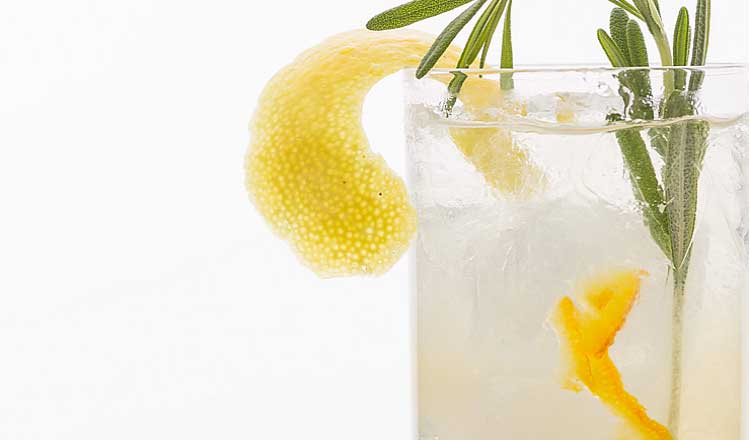 Orange marmalade and rosemary cocktail