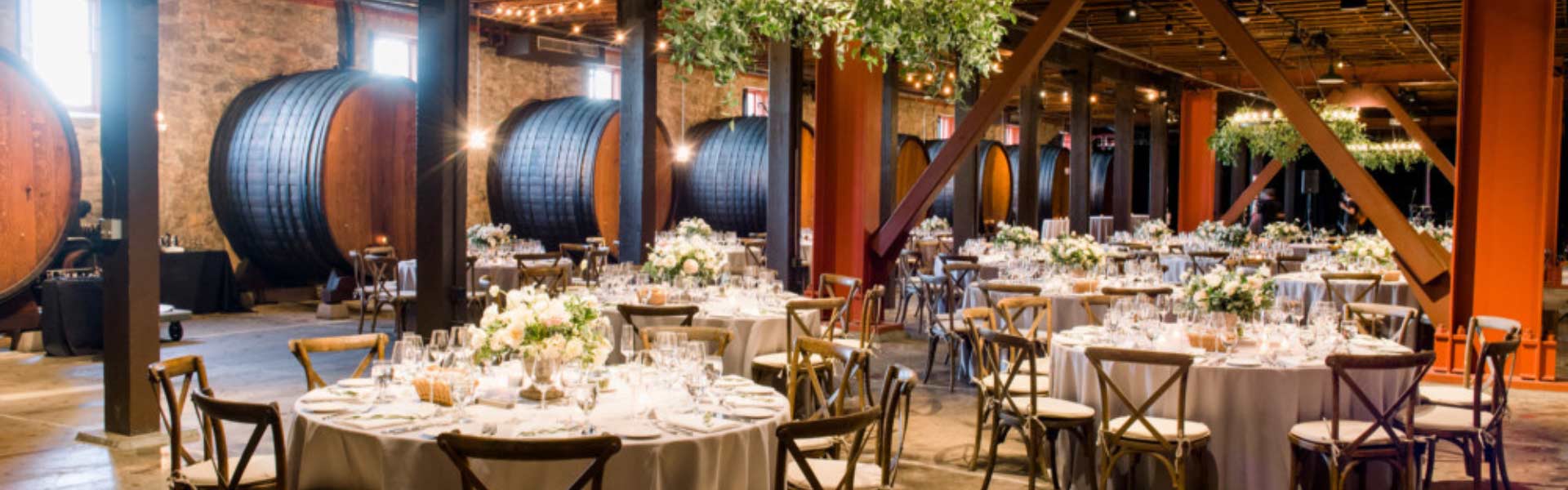 Barrel Room at CIA Greystone in St. Helena, CA