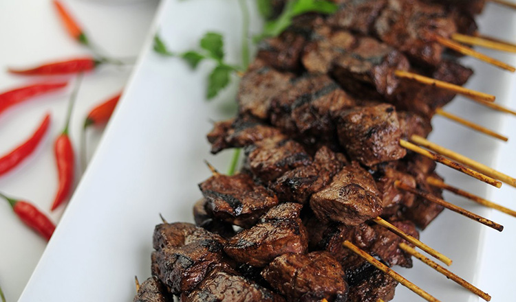 Beef skewers