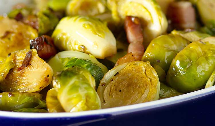 Brussels sprouts bacon chou de bruxelles aux ardons