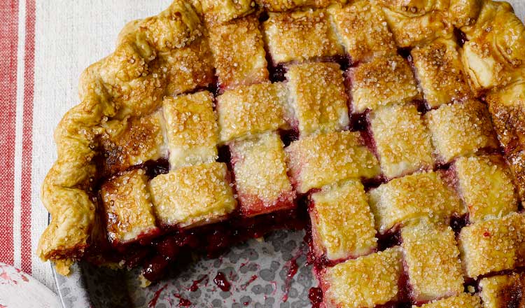 Sour cherry pie