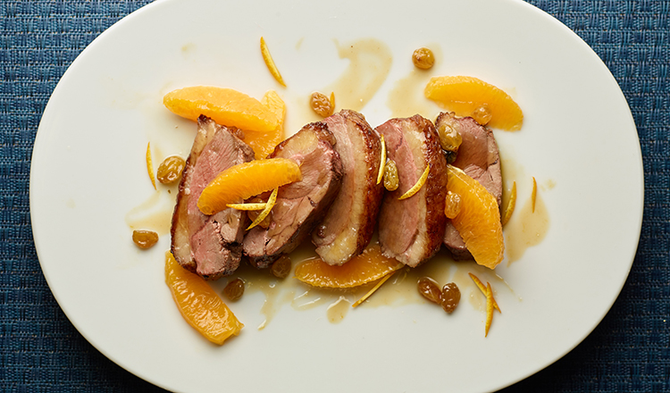 Duck with Orange Sauce