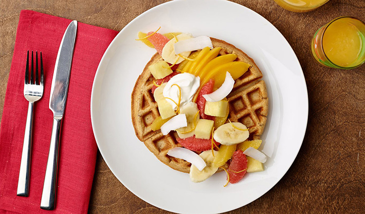 Four-Grain Waffles