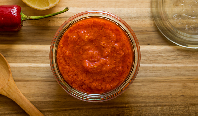 Jar of harissa