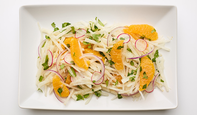 Orange and jicama salad