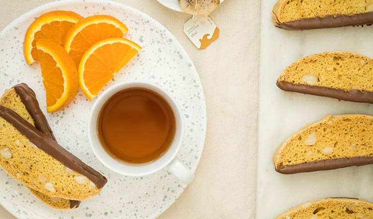 Orange and Macadamia Biscotti