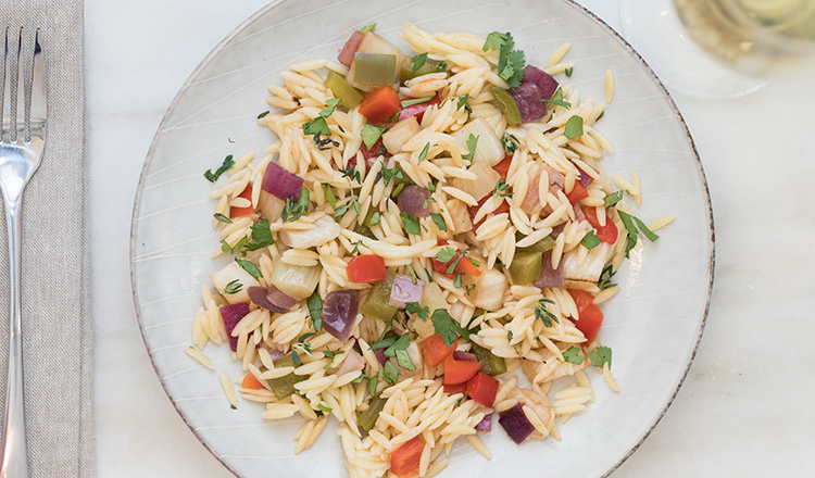 Red Pepper Orzo