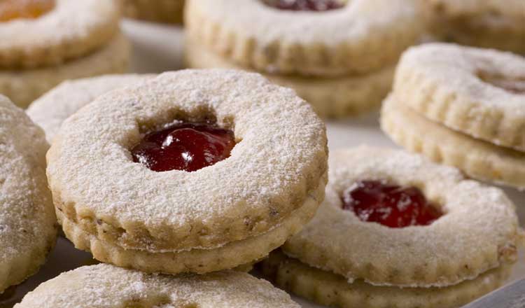 linzer cookies