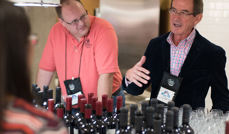 taking a wine and beverage class in San Antonio