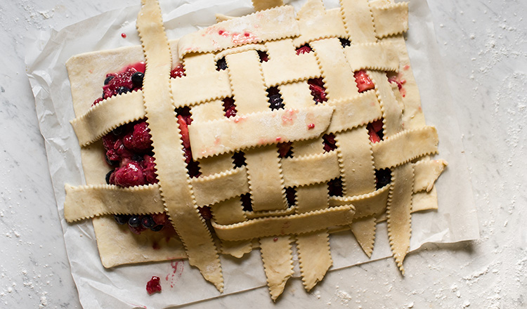 double-crust berry galette