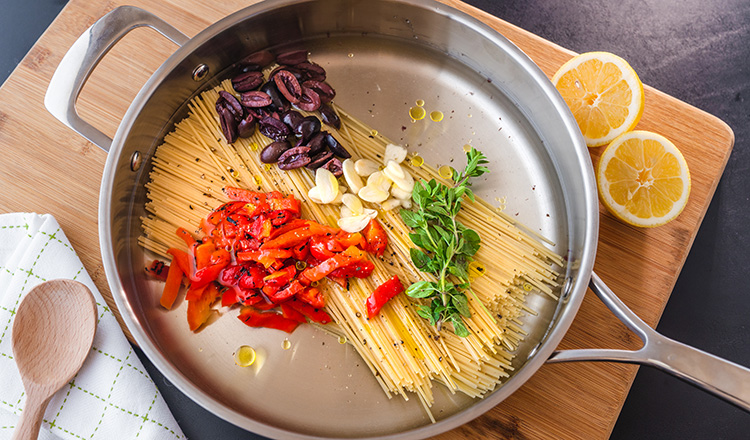 One-Pot Mediterranean Pasta - CIA Foodies