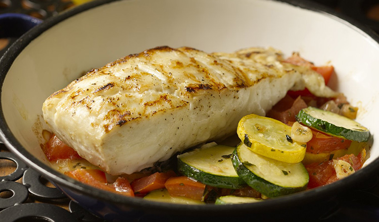 Halibut with Summer Vegetables