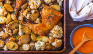Piri Piri Chicken with Cauliflower and Potatoes