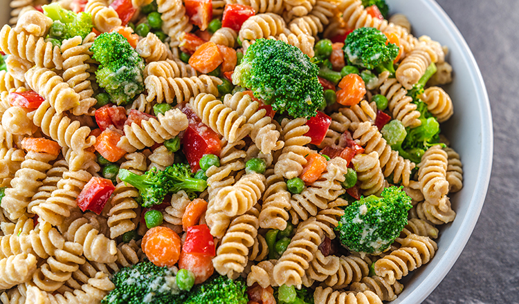 Creamy Whole Wheat Pasta Salad