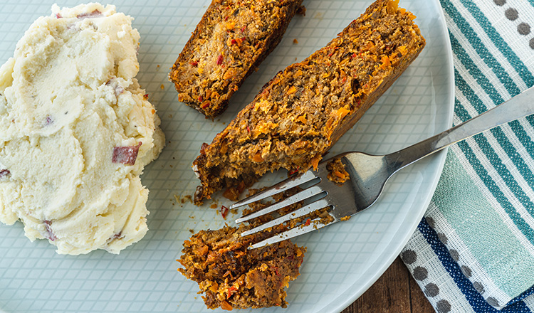 Veggie and Turkey Meatloaf