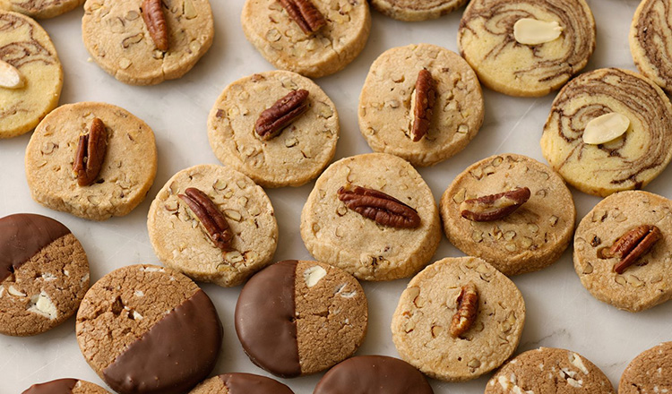 An assortment of cookies