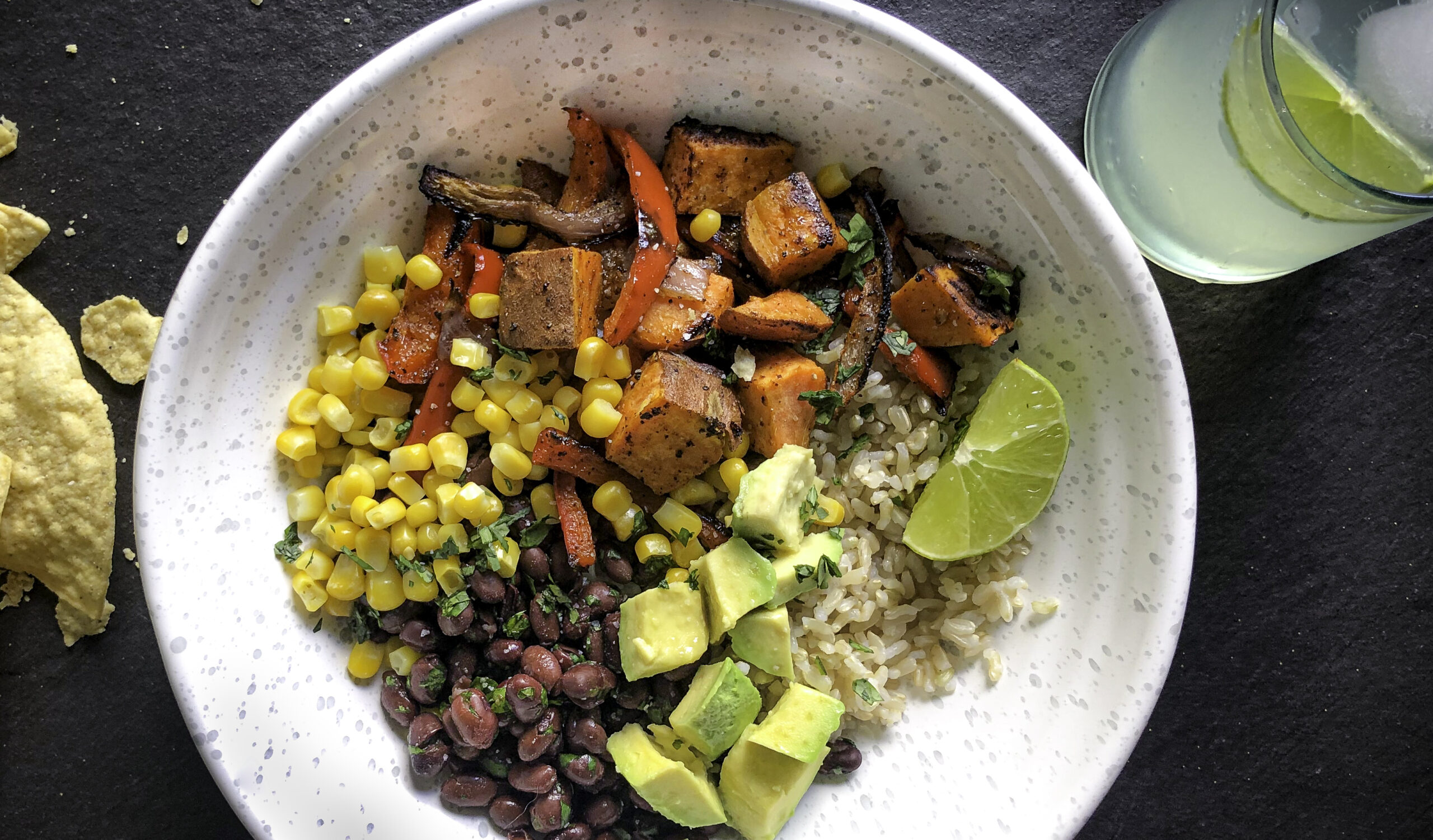 Roasted Veggie Fajita Bowls