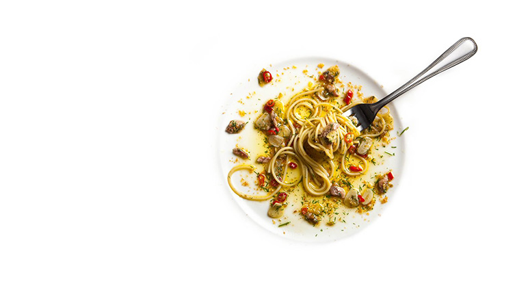 Spaghetti with Anchovies and Fennel