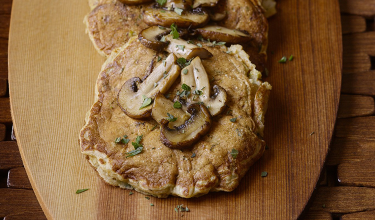 Zucchini-Mushroom Griddlecakes