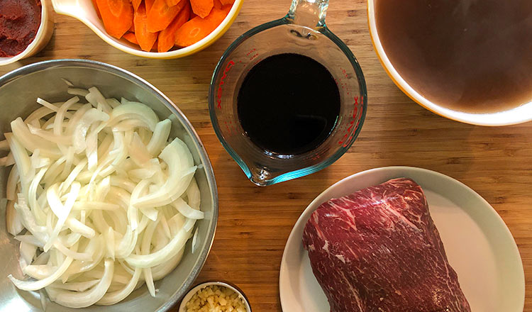 Braised Beef Ingredients