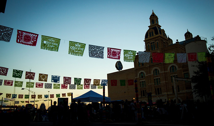 The CIA in San Antonio at dusk