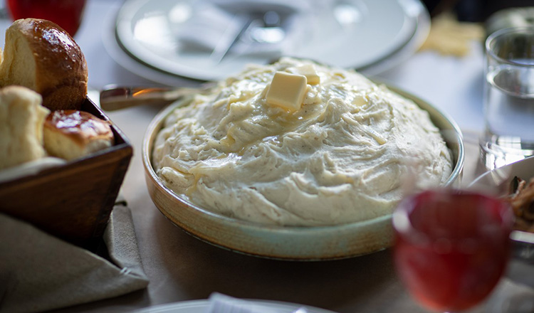 Roasted Buttermilk Mashed Potatoes