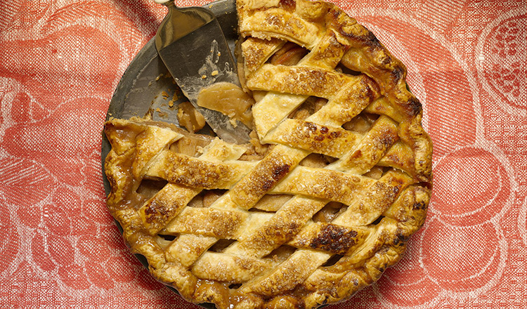 Salty Caramel Apple Pie
