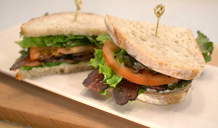 Balsamic Vinegar of Modena PGI glazed bacon BLT