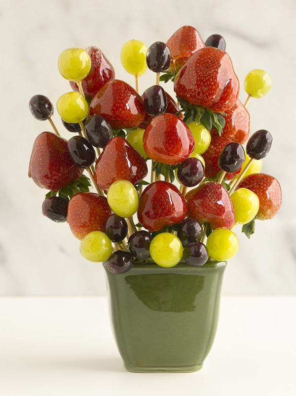 Candy-Coated Fruit Bouquet