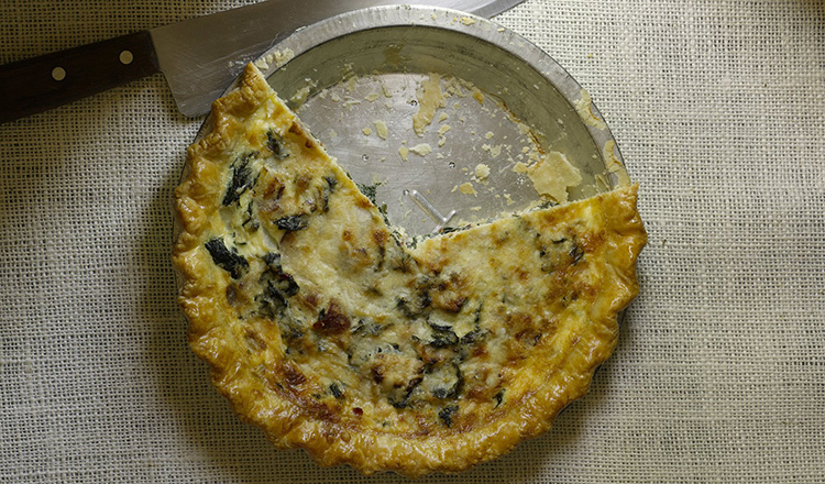 Kale, Bacon, and Onion Quiche. From Chapter 8, Savory, of Pies and Tarts.