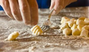 Making potato gnocchi