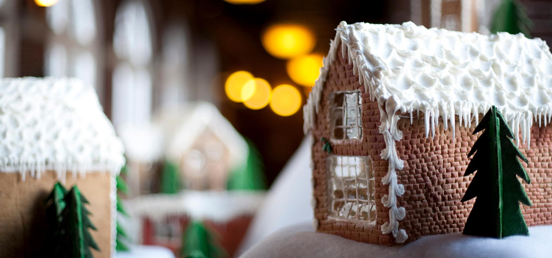 Gingerbread houses at the CIA in Hyde Park, NY