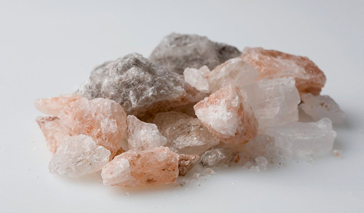 A variety of salt rocks