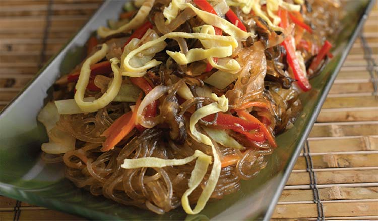 Jap Chae (Stir-Fried Glass Noodles)