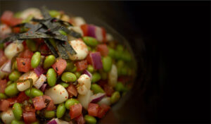Solterito Nikkei (Peruvian Edamame Salad with Seaweed)