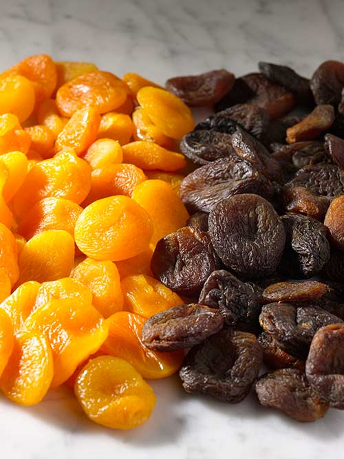 Dried apricots