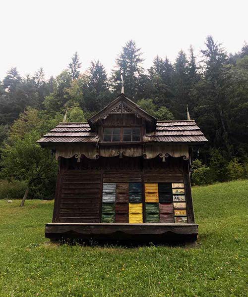 Beehive in Robanov Kot, Slovenia