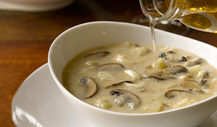 Crab and Mushroom Chowder