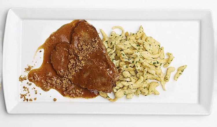 slow cooker sauerbraten with spaetzle