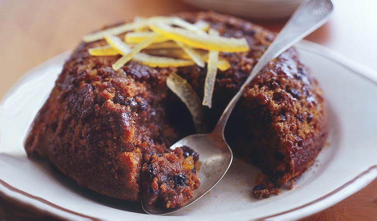 Warm Gingerbread Pudding