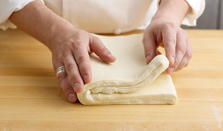 Laminating dough