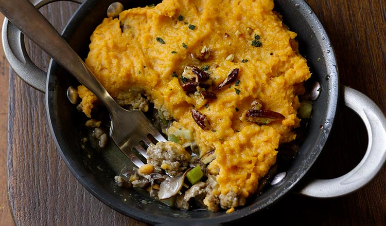 Turkey and Sweet Potato Shepherd's Pie