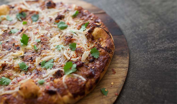 Barbecued Pulled Pork Pizza