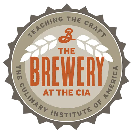 Logo for CIA Brewery, Culinary Institute of America, Hyde Park, NY.
