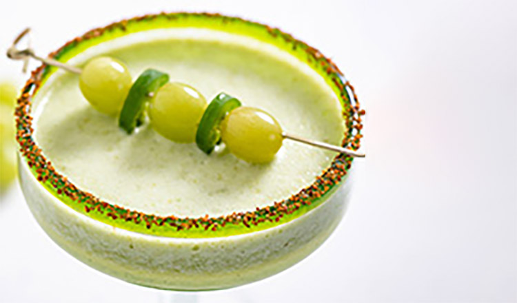 Spicy Green Grape Margarita