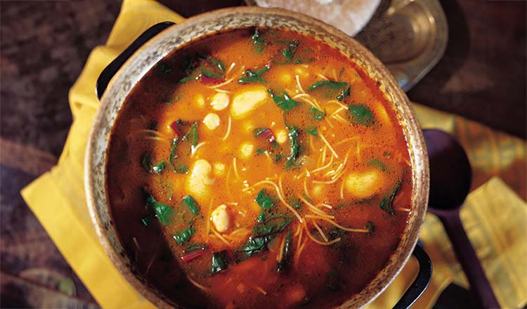 Hlelem (Tunisian Vegetable and Bean Soup)